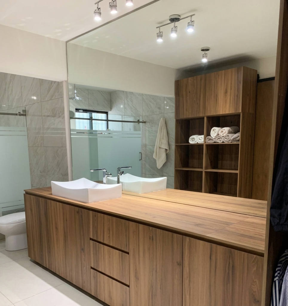 gabinete para baño