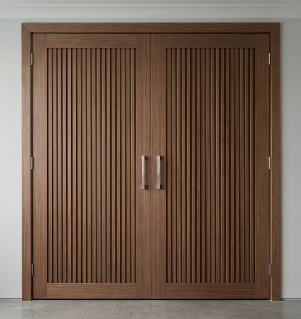 Puerta de madera en monterrey